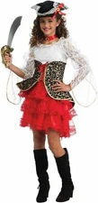 Seven Seas Pirate Girl Costume by Rubies - Child Size SMALL - New!