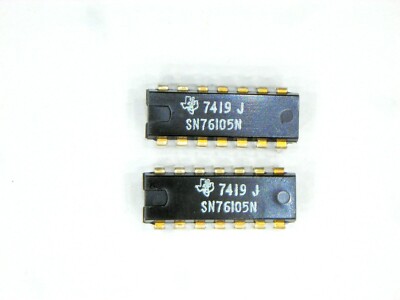 SN76105N  ''Original'' Texas Instruments  14P DIP IC  1  pc