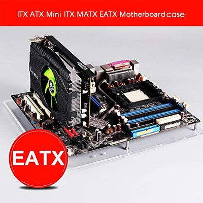 Mini Itx Pc Open Frame Test Bench Motherboard Acrylic Overclock
