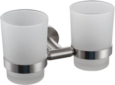 XVL Portacepillos de dientes de pared con doble soporte, cepillado