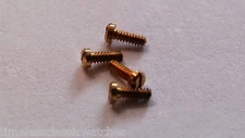 Watch Parts gold screw case back - 4 Gold Screws for Case Back - watch repair
