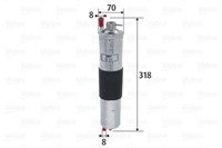 Valeo Kraftstofffilter Filter Leitungsfilter Passend FüR BMW 3Er Compact