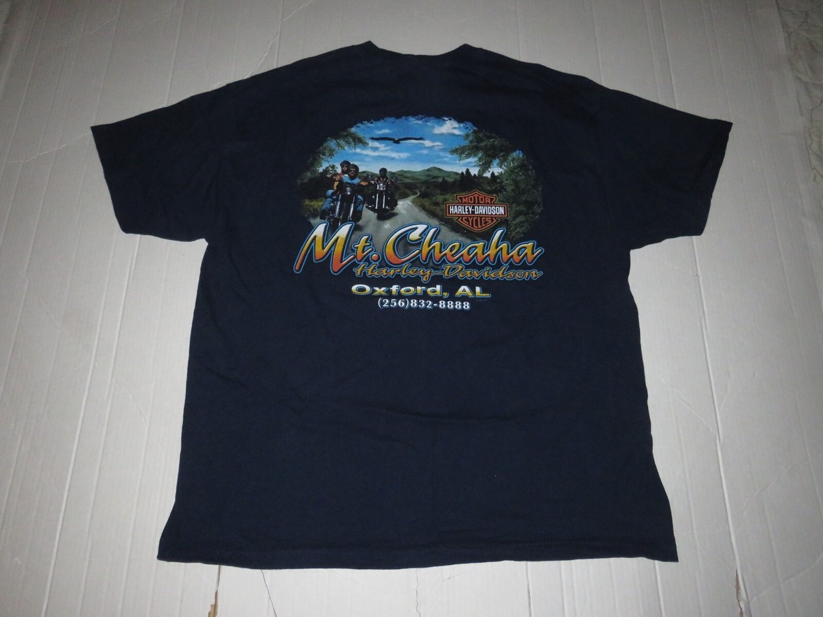 Harley-Davidson Mt. Cheaha Tシャツ Vintage 2004 Mt Cheaha Harley Davidson Motorcycles Oxford Alabama
