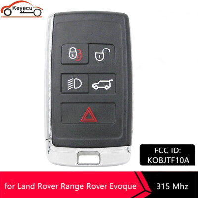 5Button Smart Key For 2010-2020 Land Rover Range Rover Evoque Sport KOBJTF10A