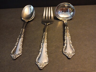 Gorham Stainless Flatware Japan Rondell Pattern Serving Pieces