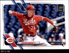 2021 Topps Update #182 Ashton Goudeau Reds RC 8 - NM/MT