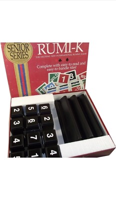 C rumi⭐︎ 1989 Rumi-k Game Senior Series by Cadaco 100 Complete for sale