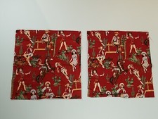 Cutains Cowgirl Mid Century Modern Red Alexander Henry From The Hip MCM 2000