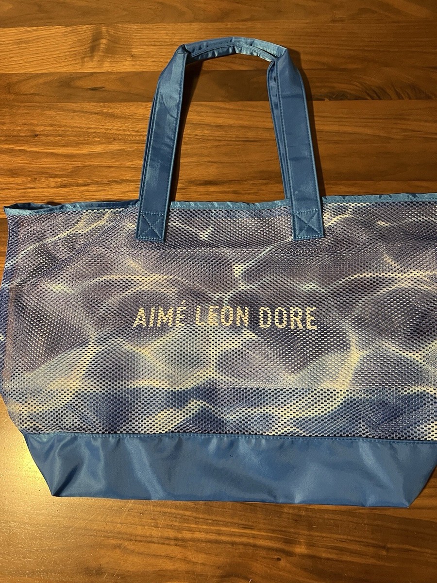 【新品】Aime Leon Dore Crochet Tote Bag Navy Aime Leon Dore Crochet Tote Bag Navy