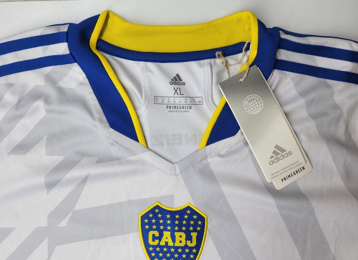 Boca Juniors Away Jersey Shirt adidas White 2021/2022 L-2XL