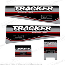 Fits Tracker 25hp Engine Decal Kit