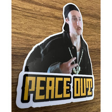 Napoleon Dynamite | Peace Out | Vinyl Sticker | Laptop Sticker | Decal