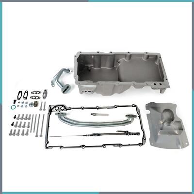 LS Engine Front Sump Oil Pan For Chevy Camaro Impala Pontiac Firebird 4.8L-6.2L