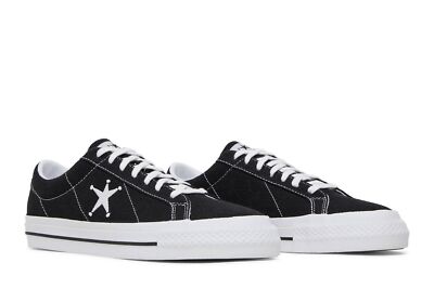 Size 10 - Stussy x Converse One Star Low Black for sale online | eBay
