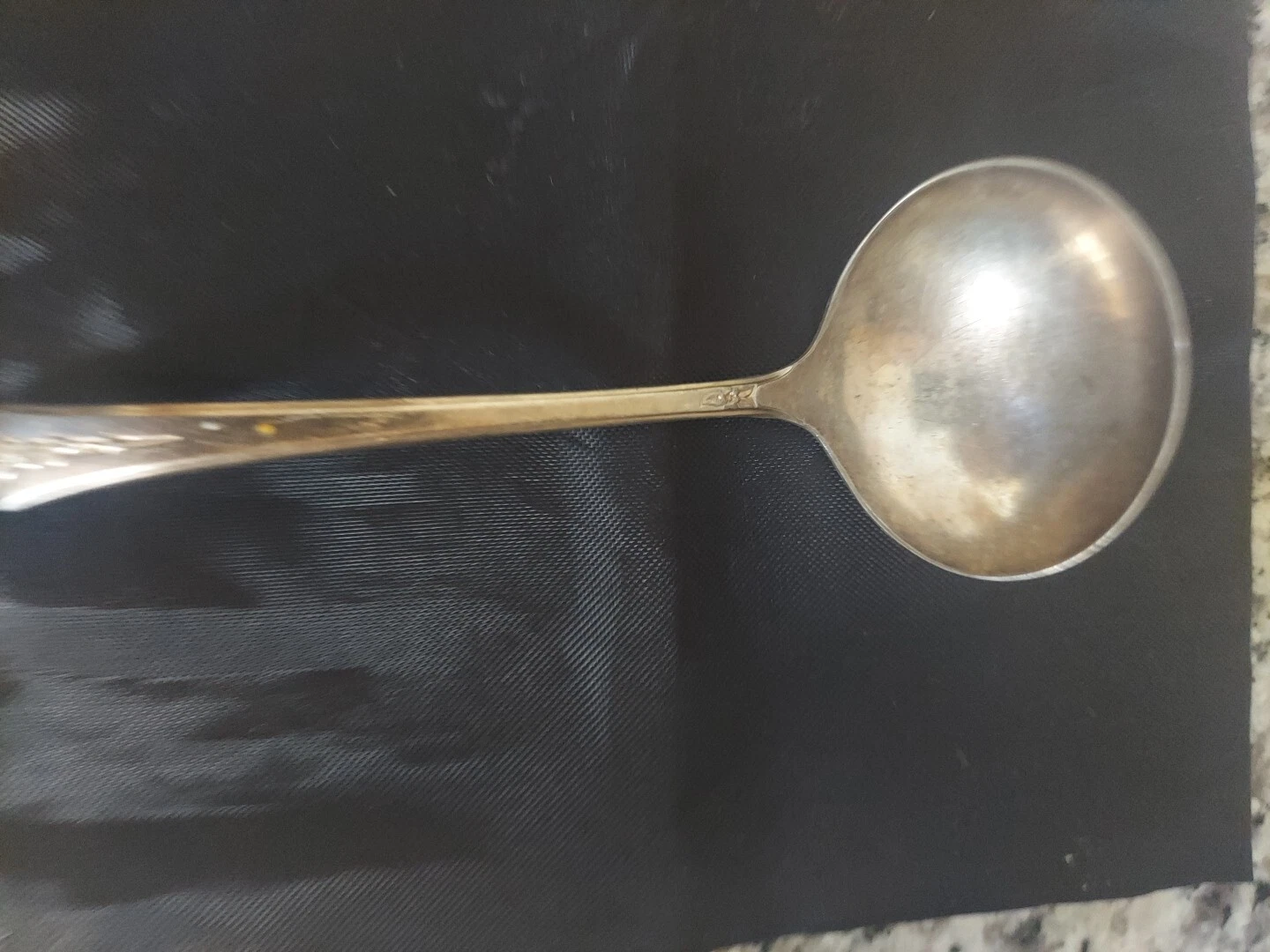 Vintage Silver-plated Gravy Ladle by Holmes & Edwards I.S. Late 18th Century