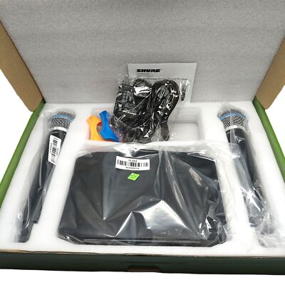 Professional Microphone System Shure GLXD4+BETA58A UHF 640-690MHz
