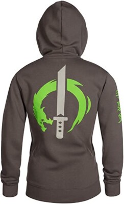 J!NK Overwatch Ultimate Genji Zip-Up Hoodie - Men's Large | eBay