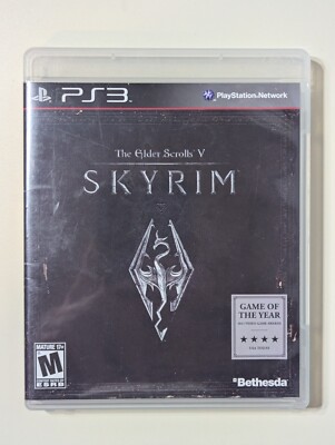 The Elder Scrolls V: Skyrim (PS3, 2011) - Complete in Box (CIB) - Very ...