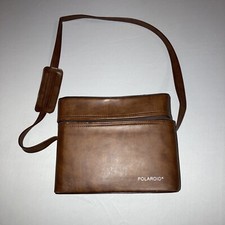 Vintage Genuine Leather Carrying Case for Polaroid Cameras