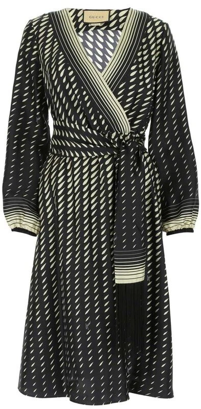 Robe en soie enveloppante Gucci IT36 US 4