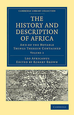 The History and Description of Africa Africanus Brown Pory Paperback Volume 2