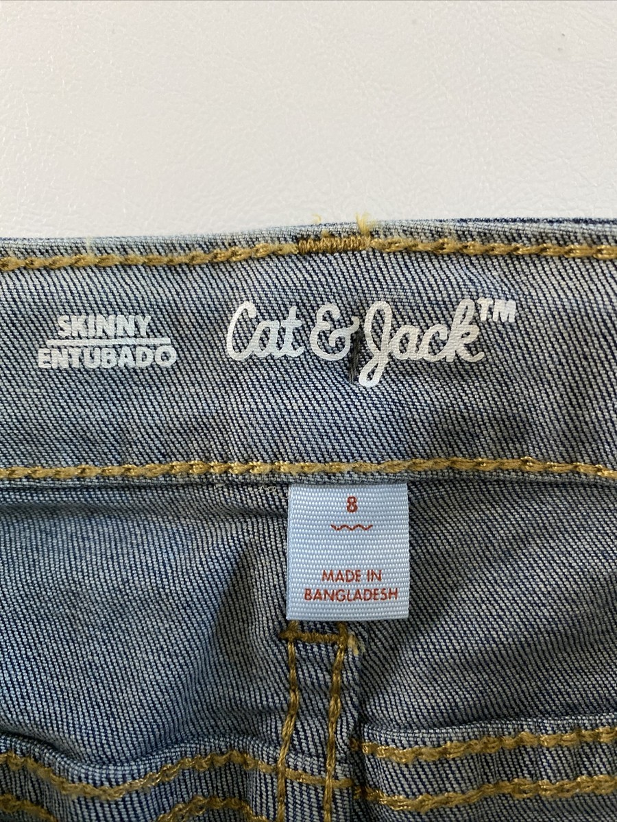 Jeans da donna Mavi vita alta, gamba dritta estivi a righe Str bianco Jeans da donna Mavi vita alta, gamba dritta estivi a righe Str bianco