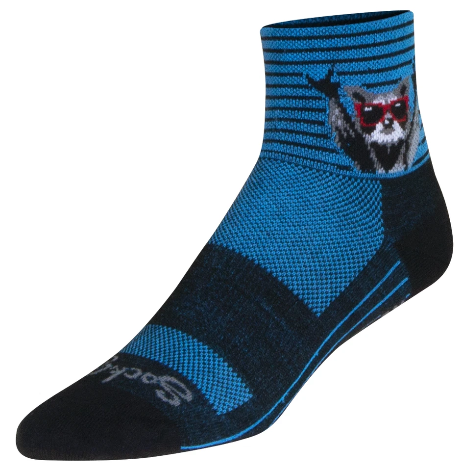 Calcetines - SockGuy - Live Fast L/XL 3" Clásico Ciclismo/Correr NUEVO Foto 3 de 4