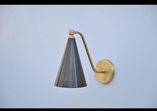 Pair of Brass Wall Sconce Modern Style Mid Century Handmade Wall Lamp Luminaire