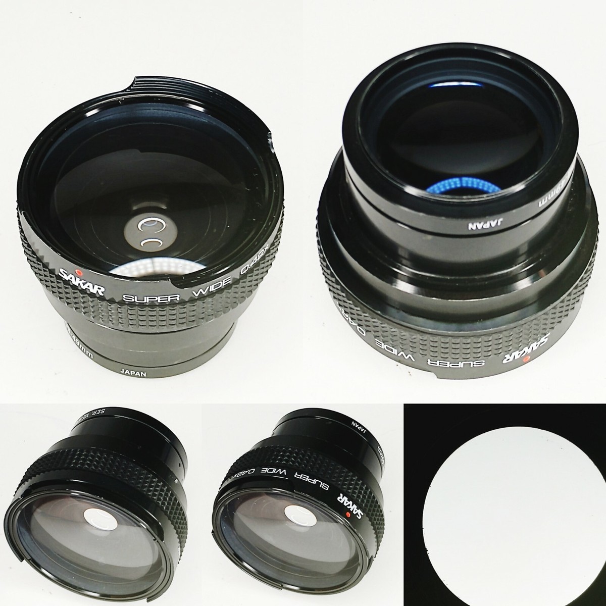 SAKAR SUPER WIDE SEMI FISH-EYE 0.42x Japan 49mm Vll Lens For Parts