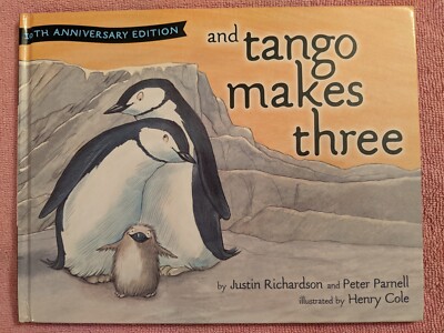 AND TANGO MAKES THREE 10th Anniversary Edition, 2015, HB, Simon & Schuster, VG