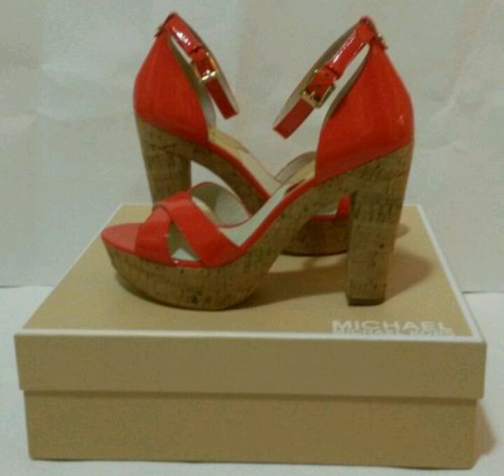 New! MICHAEL Michael Kors Shoes, Camilla Platform Sandals-Mandarin