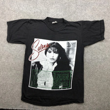 Vintage Selena Mens 90s Singer Tejano Band Latin Pop Graphic Unisex T-shirt