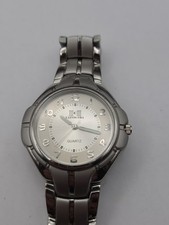 Calvin Hill Mens  Quartz Analog Watch Silver Dial Round Working