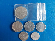 6 ROMANIA  ALUMINIUM COINS SET. NICE CONDITION.