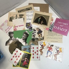 30 Piece Junk Journal Scrapbook Kit Paper Ephemera Vintage Inspired Theme