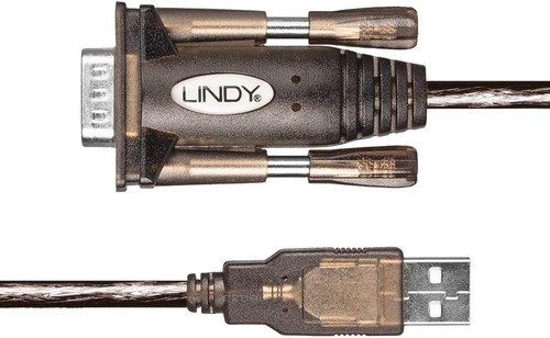 LINDY 42855 USB to Serial Adapter - 9 Way (RS-232), 1.5m LINDY USB to Serial Ada - Photo 6/9