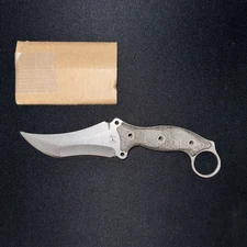 Busse Custom Shop Triceratops - Stonewash Finish INFI,  Black Canvas