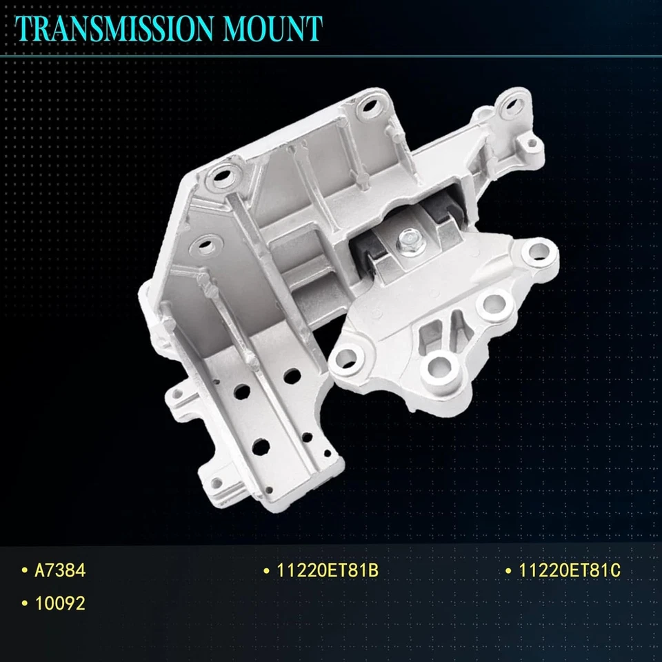 Juego de 4 piezas de montaje de motor y transmisión de 2,5 L para Nissan Rogue Rogue Select 2008-2013 Foto 2 de 4