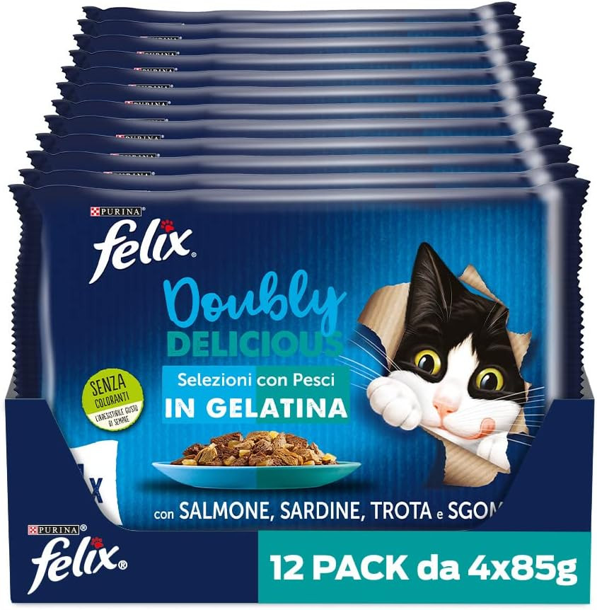 Le Ghiottonerie Felix Salmone: Basta Sprechi, Solo Gusto per il Gatto