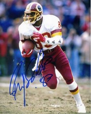 Ricky Sanders Redskins Signed Autograph 8x10 Photo