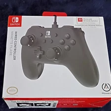 Nintendo Brand Wired Controller Black with USB for Nintendo Switch & Switch 2
