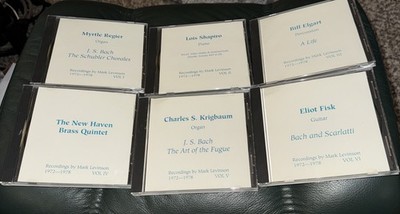 MARK LEVINSON RECORDINGS 1972-1978 COMPLETEVOL I-VI 6 CD SET EXTREMELY RARE MINT