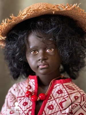 Original Vinyl 24  AA Doll  Jacky  By Ilse Wippler for Sigikid Germany LE 500