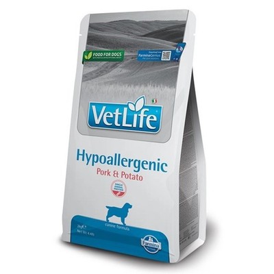 FARMINA VET LIFE NAT DOG HYPO PORK POTATO ADULT 2kg