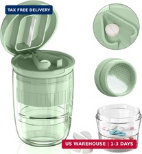 Pill Cutter Splitter with Dispenser, Pill Cutter for Small or Large Pills, Crush