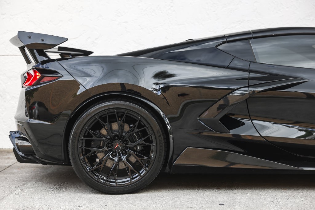 2025 Black Chevrolet Corvette   | C8 Corvette Photo 2