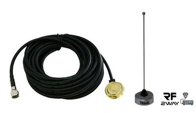 Tram NMO 1/4 Wave Coax UHF Antenna Kit Motorola CM300 CDM1250 Mobiles