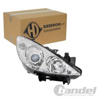 Diederichs Halogen Scheinwerfer Mit Lwr-Motor Rechts FüR Peugeot 307 | 4234186