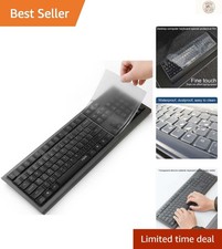Ultra-Thin Clear Keyboard Cover for 104/107 Keys - Waterproof  Dustproof