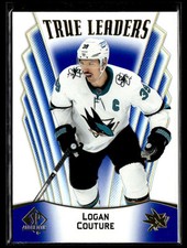 2021-22 SP Authentic True Leaders Blue Logan Couture San Jose Sharks #TL-23